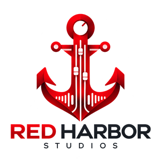 Official Red Harbor Studios logo